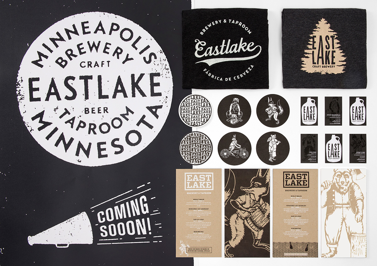 eastlake brewery poster mats menu
